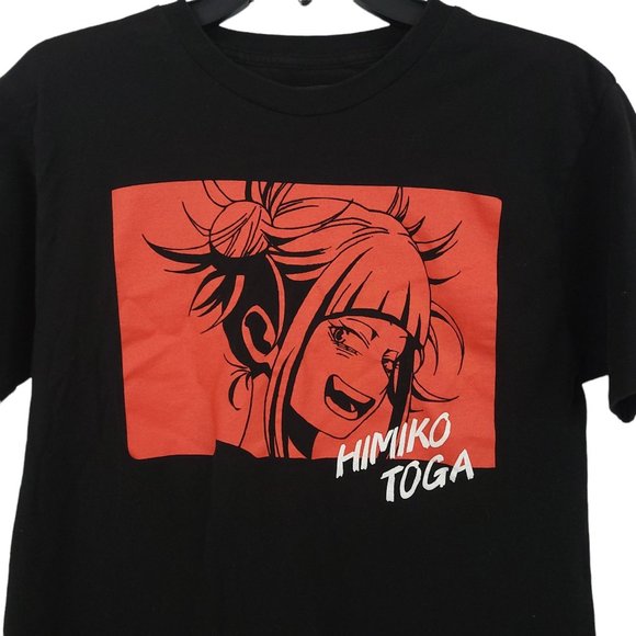 My Hero Academia Himiko Toga T Shirt Size M Anime Manga Black Red Funimation - Picture 5 of 7